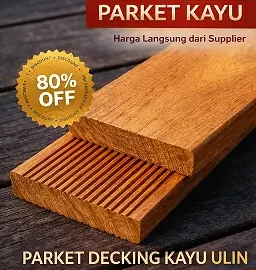 jual parket decking kayu ulin