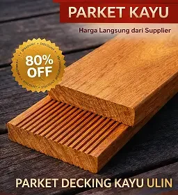 jual parket decking kayu ulin