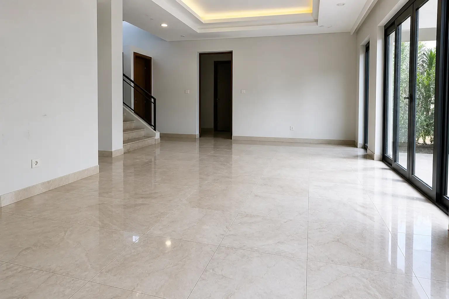 kondisi sebelum pemasangan decking kayu