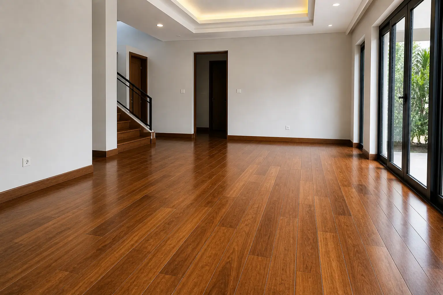 kondisi sebelum pemasangan decking kayu
